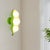 Art Deco LED Wall Lamp Modern Beige Green Pink Resin Hyacinth Bean Living Room Bedroom Aisle Restaurant G9 Bulb Lighting