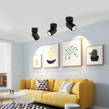 360° rotatable COB spotlight 7W 10W15W 20W Nordic color surface mounted foldable LED downlight ceiling light background lighting