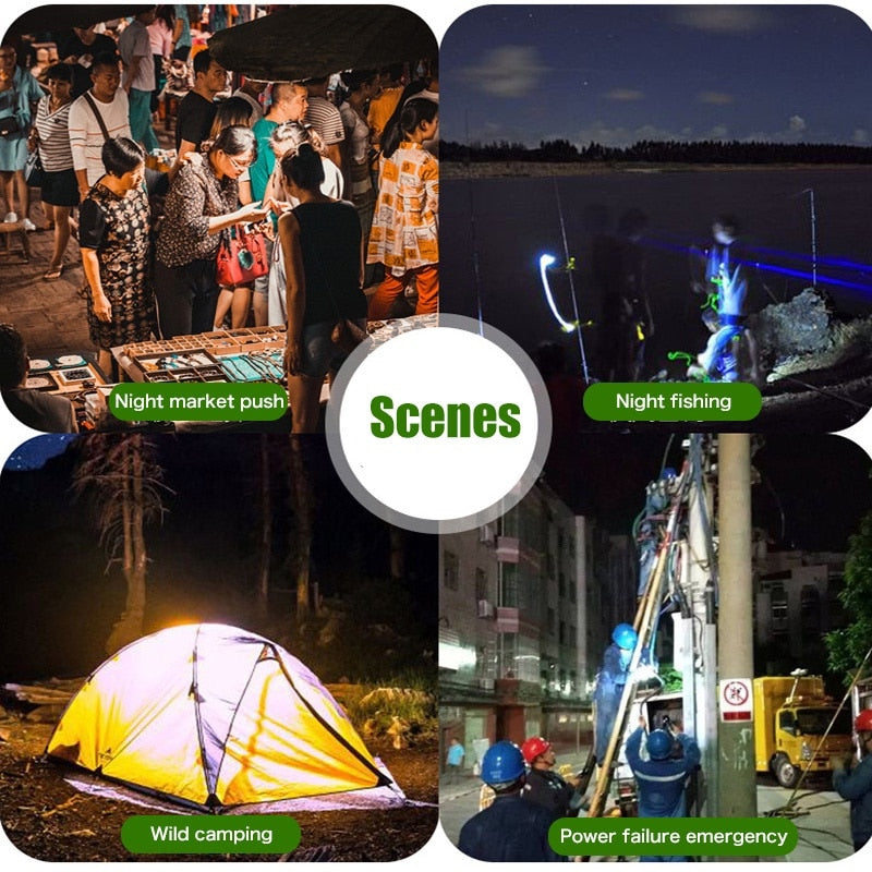 Portable LED Lamp Bulbs Night Light USB Rechargeable Camping Light Waterproof Tent Light LED Lights Emergency Light