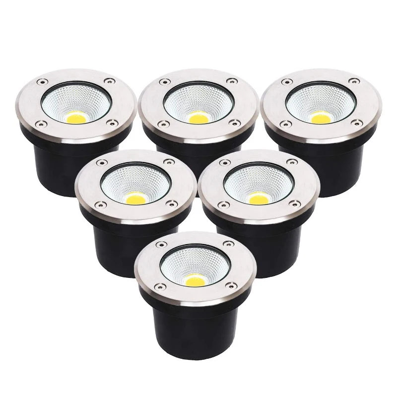 IP67 Outdoor Waterproof Led Light Garden Underground 5W 10W 15W Buried Garden Path Spot Recessed Underground Lamps Warm White