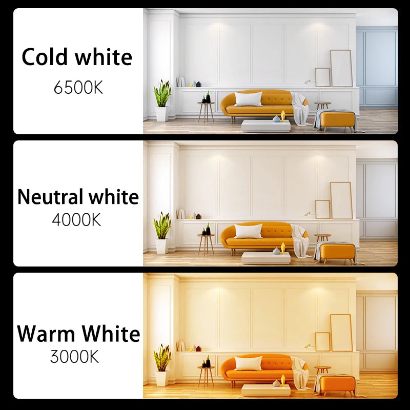 LED Ceiling Downlights Led spotlights 85-220V 5W/10W/15W/25W Surface Mounted Down light Black Kitchen Spot Lamps For Living Room