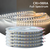 Ra98 Full Spectrum Led Strip Light 24V 10M 5M SMD2835 120LEDs Flexible Led Tape Ribbon Lamp 24 volt High CRI Flexible Lighting