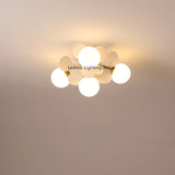 2026 Colourful Chandelier Children Bedroom Ceiling Lamp Dining Living Room Kitchen DownLight Glass Bubble