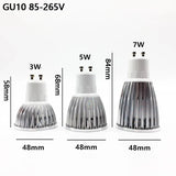 Super Bright LED Spotlight Bulb GU10 Light  Led 110V 220V AC 3W 5W 7W LED GU5.3 GU10 COB LED lamp light GU10 led GU5.3