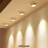 2025 New Style Zoom Beam Angle Adjustable 15-60 Degree Recessed Dimmable LED Downlight 10W12W15W18W20W24W COB Ceiling Spot Light