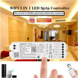 Milight Miboxer Smart Controller WL5 WL-Box1 T1 T2 T3 T4 P1 P2 P3 RF 2.4G 5in1 WIFI Voice For Single Color CCT RGB RGBW Wireless