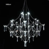 Crystal Chandelier for Living Room Dining Bedroom Hanging Lamps For Ceiling Firefly Lustre Design Modern Suspension Chandelier