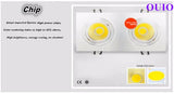 Anti-Glare Recessed Dimmable LED Downlight 9W12W15W18W24W30W COB Ceiling Lamps Spot Light Epistar Chip AC90-260V Indoor Lighting
