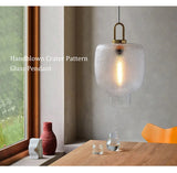 Modern LED Lantern Glass Ceiling Chandeliers Minimalist Nordic Living Dining Room Hanging Light Home Decors Pendent Lamp Fixtures