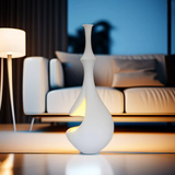 Wabi Sabi Style Living Room Simple Art Floor Lamp Designer 2025 New Original Bedroom Study Creamy Atmosphere Lighting Fixtures