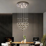 Modern Crystal Pendant Ceiling Lamp - Luxury Suspension Living Room Light
