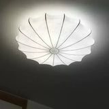 2026 Nordic Modern Ceiling Light Home Decor Lustre Salon Minimalist Silk Led Light Cream Style Bedroom For Living Dining Ceiling