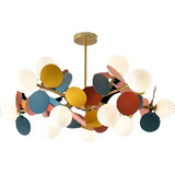 Modern Led Chandeliers Colourful Branch Chandelier for Bedroom Living Room Hanging Lamps Lustre Luxury Ceiling Light