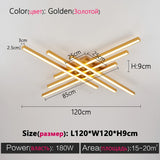 Black chandelier square bedroom lamps living room lamp led ceiling lamp Nordic minimalist creative led ceiling lamp strip lights