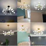 Modern LED Chandeliers for Living Dining Room Firefly Hanging Ceiling Lights Home Indoor Decor Luxury LED Suspension Lighting