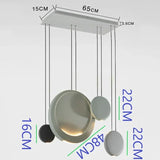 Scandinavian LED Chandelier - Modern Nordic Pendant Lamp for Dining & Kitchen