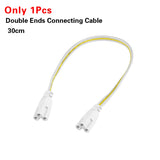 Energy-Saving T5/T8 LED Tube Light (15W/25W, AC220V) with EU/US Plug Cable - Fluorescent Replacement for Shop & Exhibition Hall