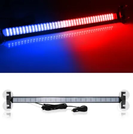 80 LED Strobe Lights For Auto Emergency Grill Warning Lamp 80 led Windshield Bar Traffic Advisor Flashlight 12V 24V Car Accessor