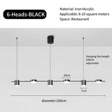 Nordic Modern Creative Chandelier - Adjustable LED Ceiling Light for Dining Room