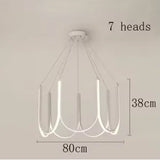 Modern Home Decor Led Lights Pendant Light Lamps for Living Room Led Chandeliers for Dining Room Hanging Light Indoor Lighting