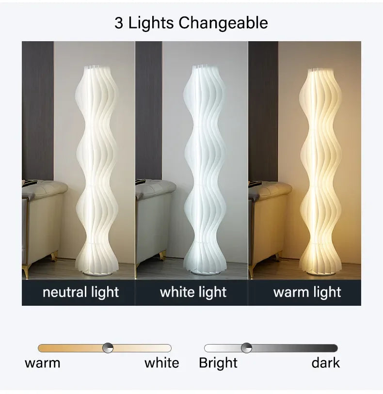 Modern Nordic Grass Skirts LED Floor Lamps Living Room Bedroom Lighting Decor Lustre Floor Lights Indoor Bedside Lights Fixture