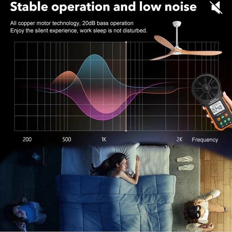 60 70 Inch Large Ceiling Fan Only Remote Control DC Motor Reverse Wood Blades Fans Lighting High Quanlity Design Wooden Fans