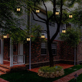Outdoor Solar Garden Hanging Candle Lights Retro Palace Lantern Lamps Landscape Decor Lighting Floor Balcony Yard Soar Lights