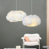 Cloud Pendant LED Light - Dreamy Hanging Chandelier for Kids Room & Nursery