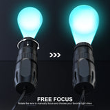 2Pcs 10W LED Mini Spotlight With Remote Manual Focus RGBW Pinspot Stage Light For DJ Disco Bar Club Show Wedding Party