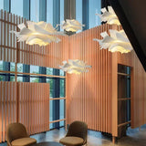 Creative Multi-Layer Acrylic Flower LED Chandelier - Modern Petal Ceiling Pendant Light Fixture for Dining Room, Bedroom & Indoor Decor Centerpiece