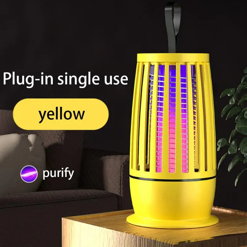 USB Rechargeable Electric Mosquito Swatter Two-in-one Light-controlled Electric Mosquito Swatter Shelters Tent Accessories