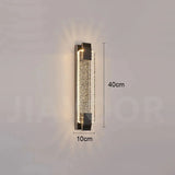 Luxury Modern LED Wall Lamp (Gold/Black) - Decorative TV Background Sconce & Bedside Light Fixture for Living Room & Bedroom