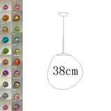 Nordic Lava Texture LED Pendant Light - Minimalist PVC Hanging Lamp