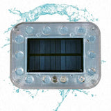 Mini LED Solar Power Car Warning Light Night Security Simulated Alarm Wireless Anti-Theft Caution Lamp Flashing Alarm Lamp Dummy