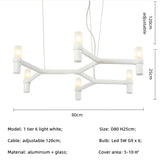 Modern Luxury Foyer G9 Led Chandelier Lustre Metal Pendant Chandelier Lighting Stairs Hanging Lamp Deco Led Indoor Light Fixture