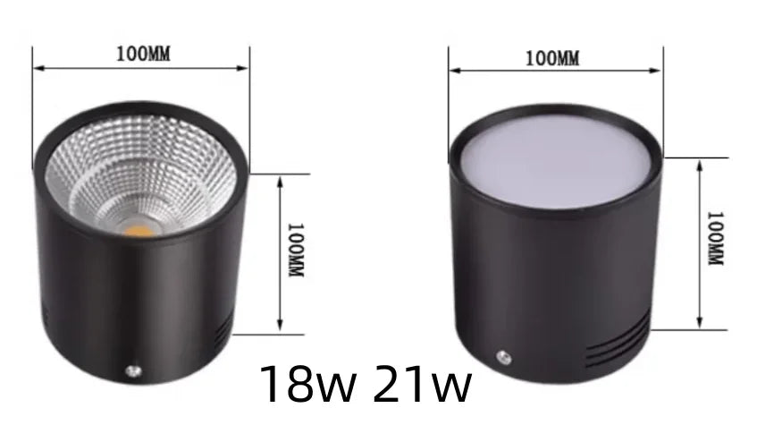 Dimmable LED Ceiling light 220V 110V 9W 12W 15W 18W 25W 30W Hotel Office Home Decoration AC85-265V LED Downlights