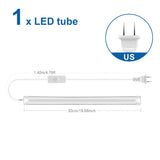 50cm LED Tube Light Bar (T5 15W / T8 25W) - Under Cabinet, Kitchen Wall Lamp & Fluorescent Tube Replacement