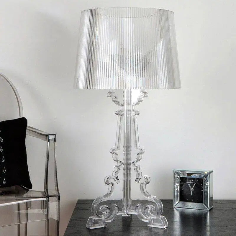 Transparent White Ghost Table Lamp - Baroque Style Modern Creative Light