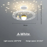 Children's Room Pendant Lamp Creative Cartoon Astronaut Starry Sky Boy Girls Bedroom Chandelier Modern Restaurant Lighting Decor