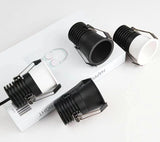 Mini Anti-Glare LED Spotlight - 35mm & 55mm Dimmable COB Ceiling Light