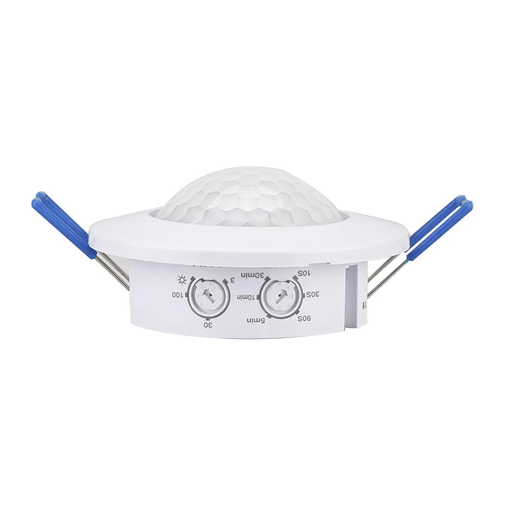 AC 220V-240V Human Body Infrared Sensor Switch 500-1200W LED Detector Smart Switches 3-200lux Adjustable Projection Light Sensor