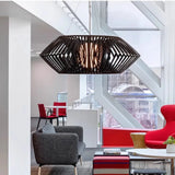 2026 Spain Wabi Sabi Handmade Rattan Bird Nest Chandelier LED Retro Natural Fiber Pendant for Bedroom Tea Room Balcony