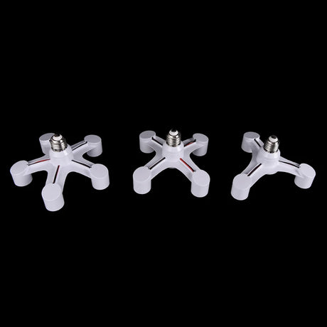 3/4/5 In 1 E27 Bulb Adapter Splitter Pendant Lamp Holder Screw Lighting Fixture