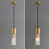 Pendant Lights Kitchen Island Lighting Glass Shade Adjustable Hanging Light Fixtures Chandeliers for Dining Room Hallway Copper