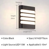 Modern Outdoor LED Wall Lamp Waterproof IP65 For Garden Aisle Balcony Entryway Wall Sconce Home Decoratioan Light Fixture Luster
