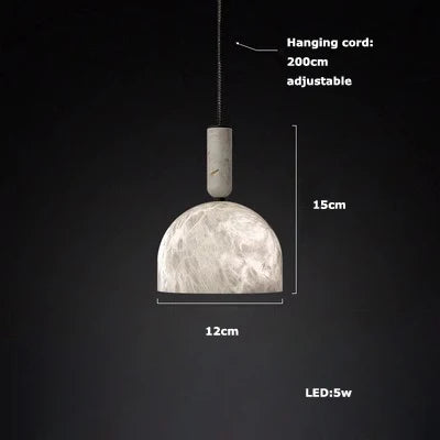 LED 2026 New Trend Marble Series Lustre Hanging Lamp Chandelier Indoor Lighting Suspension Luminaire Lampen For Dinning Room