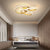 Modern LED Ceiling Light Indoor Lighting Black Gold Shamrock Lamps Bedroom Living Room Corridor Home Decoration Fixtures Lustre