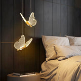 LED Pendant Light Fixture Butterfly Hanging Lamps For Ceiling Kitchen Bedside Living Room Decor Pendant Lamp