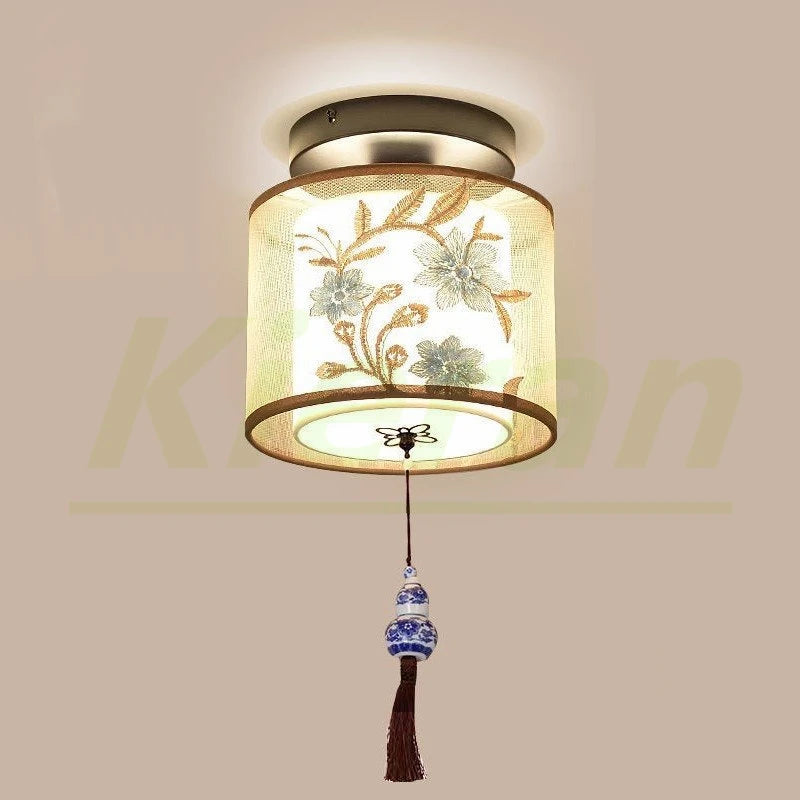 Modern Simple Lotus Bird LED Ceiling Lamp Living Room Bedroom Study Hotel KTV Bedside Ceiling Light Room Decoration Ceiling Lamp