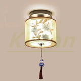 Modern Simple Lotus Bird LED Ceiling Lamp Living Room Bedroom Study Hotel KTV Bedside Ceiling Light Room Decoration Ceiling Lamp